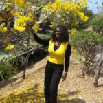 Anita in beautiful Canouan