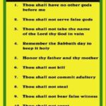 ten commandment fix